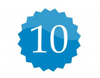 10 badge