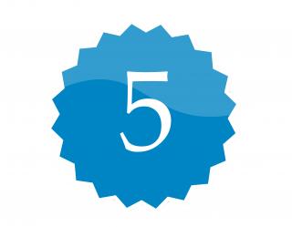 5 badge