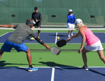 pickleball players