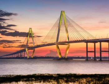 Charleston's Ravenel Bridge, site of the Cooper River Bridge Run