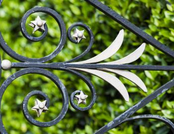 Charleston iron gates and gardens