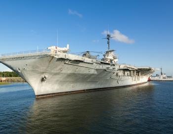 Yoga on the Yorktown