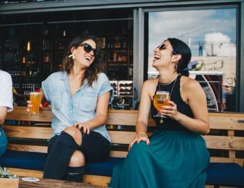 girls drinking