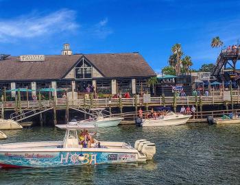 boat on shem creek