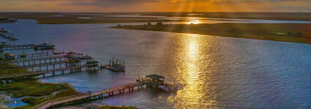 Sunset at Breach Inlet Isle of Palms 