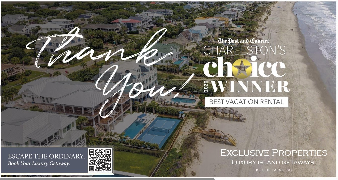 EP is Charleston's Choice in the Best Vacation Rentals