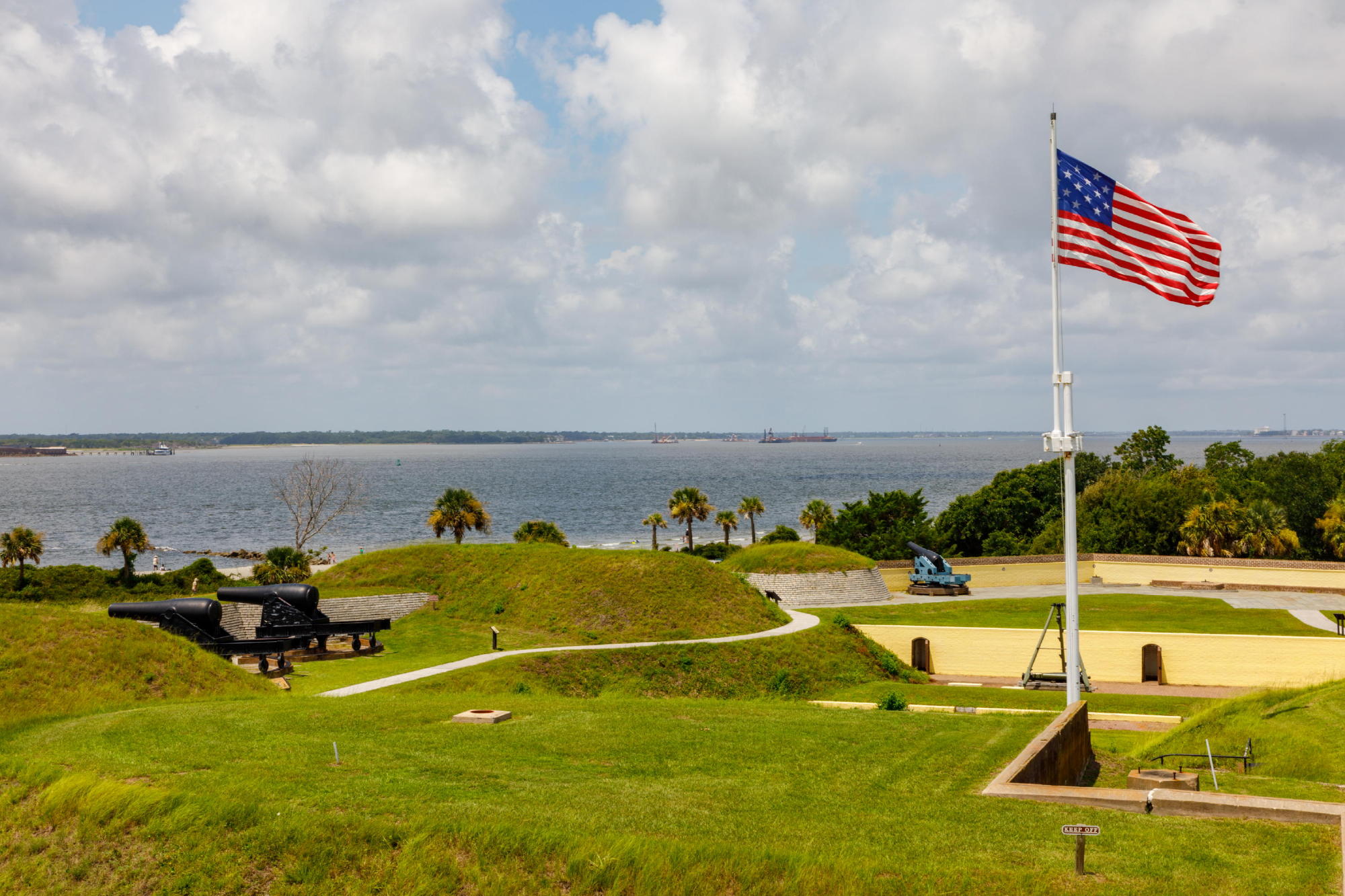 Fort Moultrie, site of the Battle of Sullivan's Island