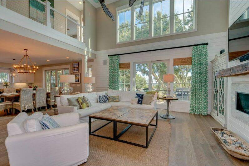 Tree House Isle of Palms Living Room